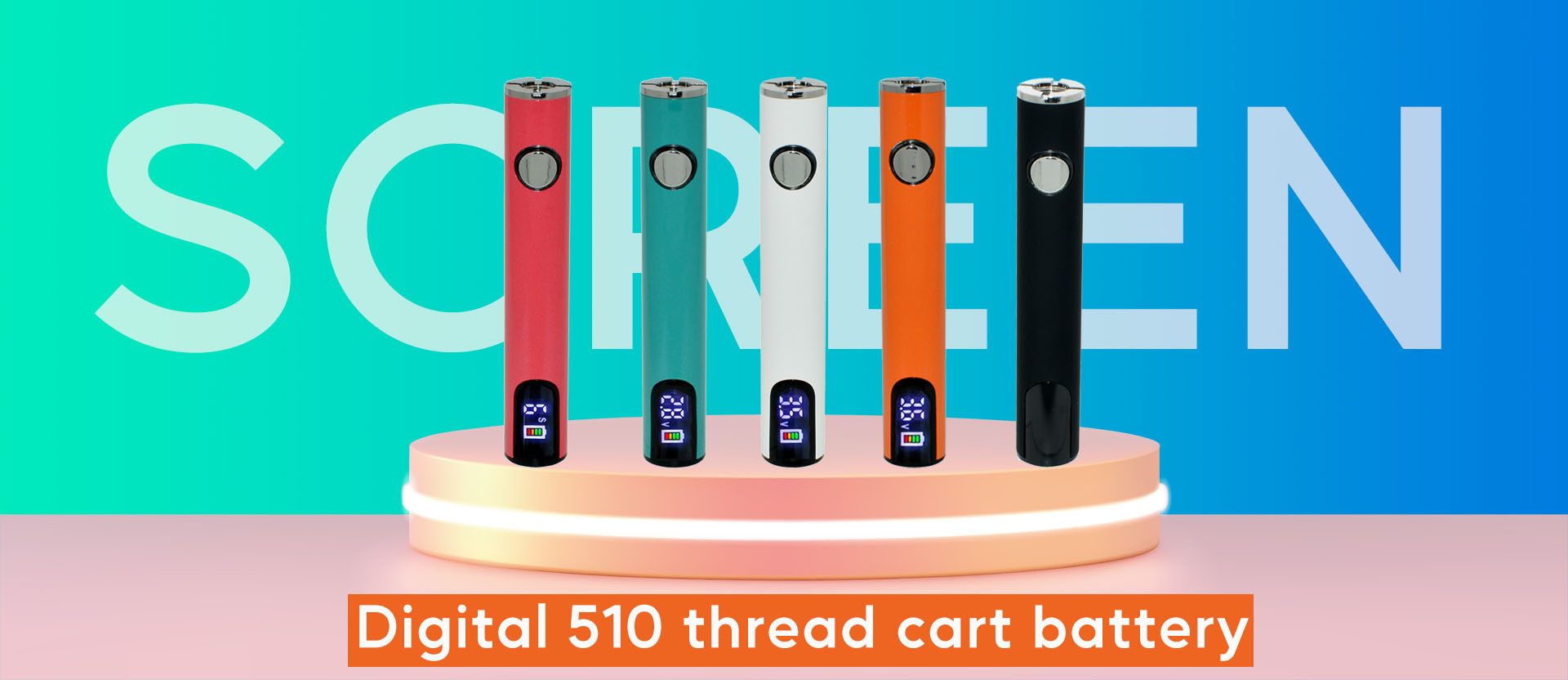 digital screen 510 thread cart battery